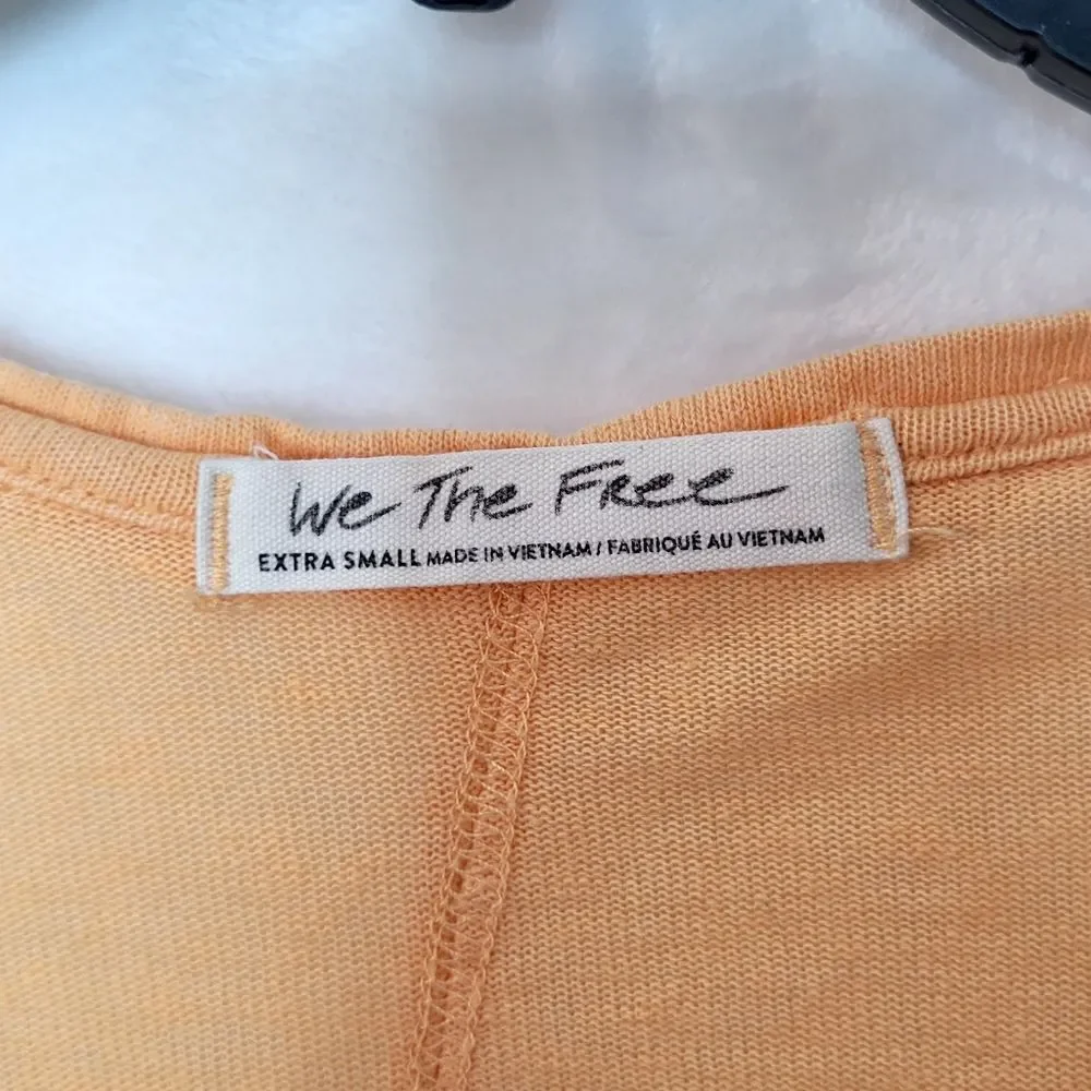We The Free Sammie Relaxed‎ Oversized Fit V Neck Top Size XS
